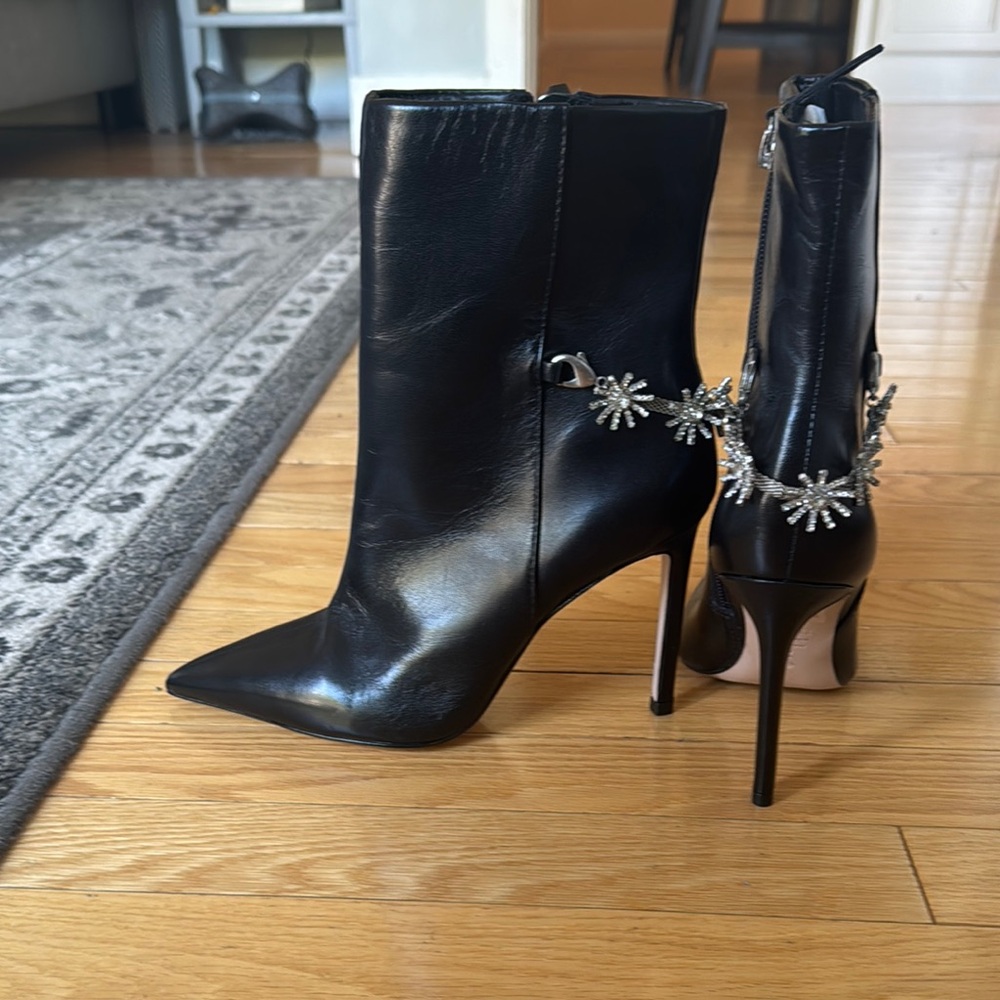 SCHUTZ Black Heels Elegant Dress Shoes
